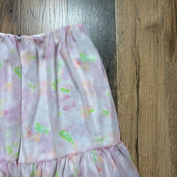 Hatch Maternity Iris Skirt Women's Size 4 in Pink & White Florals in EUC! - Picture 3 of 6